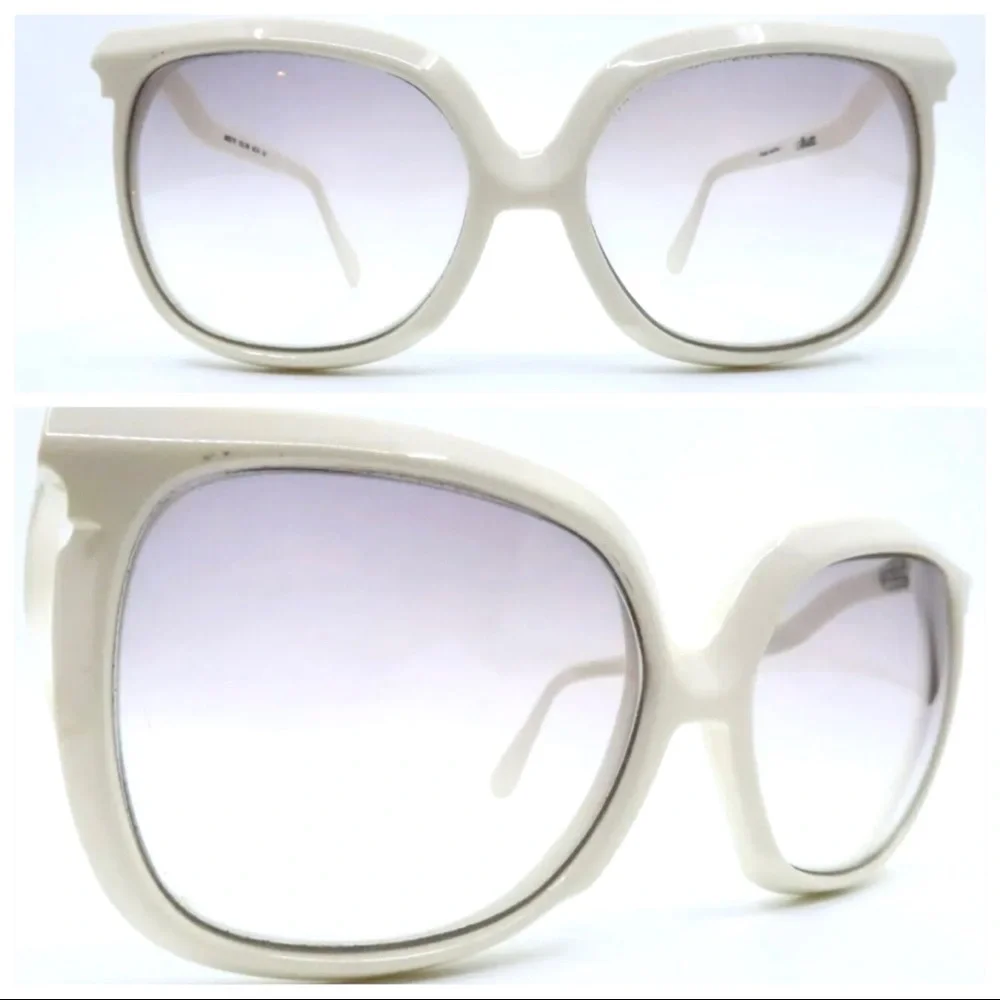 Vintage 1980’s Silhouette White Sunglasses,‎ Mod 70